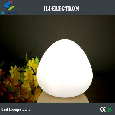 Lâmpada de LED colorida em forma de ovo, sem fio, com controle remoto