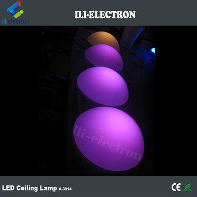 luz decorativa LED de plástico colorido semicírculo impermeável