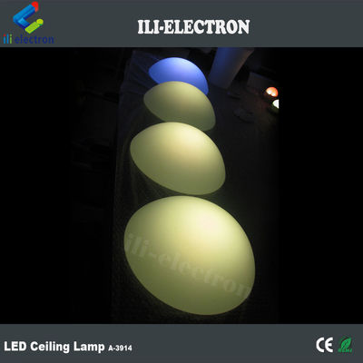 luz decorativa LED de plástico colorido semicírculo impermeável
