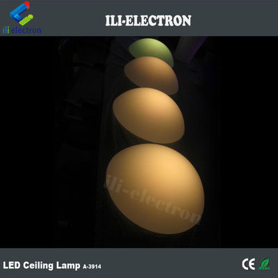 luz decorativa LED de plástico colorido semicírculo impermeável