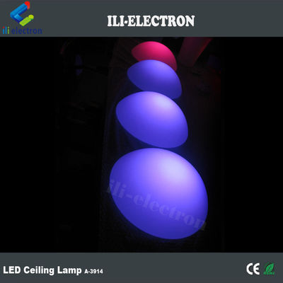 luz decorativa LED de plástico colorido semicírculo impermeável