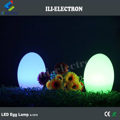 Carregamento USB Lâmpadas LED em forma de ovo de plástico sem fio com bateria de lítio recarregável