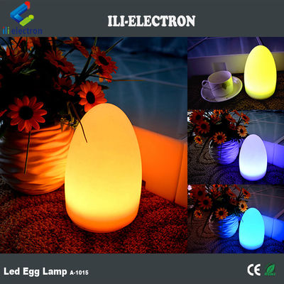 Carregamento USB Lâmpadas LED em forma de ovo de plástico sem fio com bateria de lítio recarregável