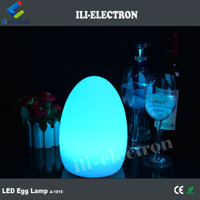 Lâmpada de mesa em forma de ovo decorativa, luz noturna de ovo com comando remoto