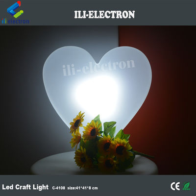 Lâmpadas de piscina de plástico, luzes LED, luzes de coração, cores variáveis, recarregáveis.
