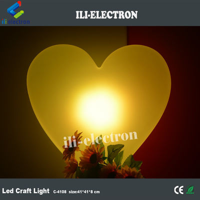 Lâmpadas de piscina de plástico, luzes LED, luzes de coração, cores variáveis, recarregáveis.