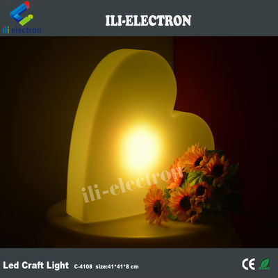 Lâmpadas de piscina de plástico, luzes LED, luzes de coração, cores variáveis, recarregáveis.