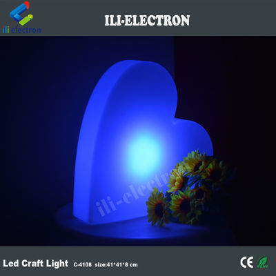 Lâmpadas de piscina de plástico, luzes LED, luzes de coração, cores variáveis, recarregáveis.