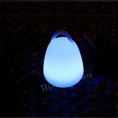 Lâmpada LED de plástico PE de mão com bateria de lítio recarregável