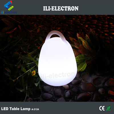 Lâmpada LED de plástico PE de mão com bateria de lítio recarregável