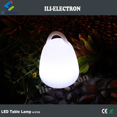 Lâmpada LED de plástico PE de mão com bateria de lítio recarregável