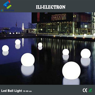 30 cm IP 65 plástico à prova d'água led Esfera iluminada