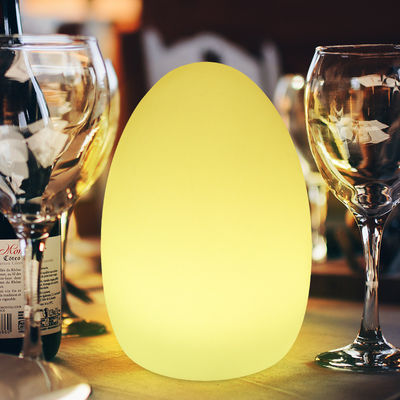 Luzes LED coloridas sem fio em forma de ovo 6000K para piscina