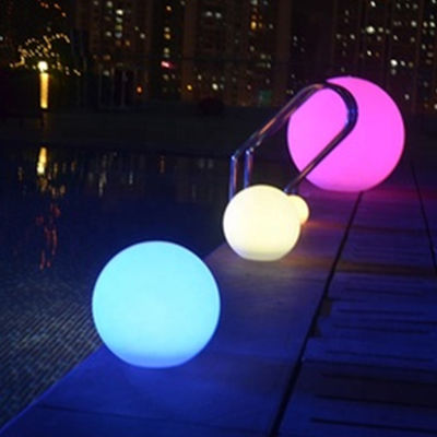 Esfera de iluminação LED iluminada por PE,bola de iluminação LED à prova d'água para piscina