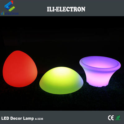 Lâmpadas LED em forma de ovo de plástico ao ar livre 4400mah com estilo de gota de água