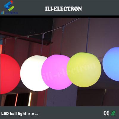 PE Esferas de luz LED coloridas de plástico