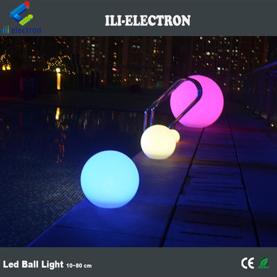 PE Esferas de luz LED coloridas de plástico