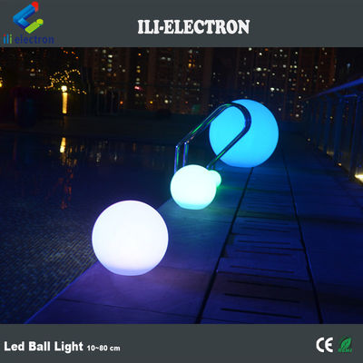 Esfera de iluminação de plástico LED do lado da piscina