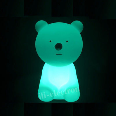 Lâmpada de urso LED colorida sem fio com controle remoto