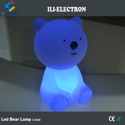 Cartoon Bear Lâmpada de mesa de LED recarregável