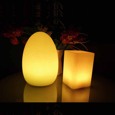 Lâmpada de mesa em forma de ovo de LED de luxo