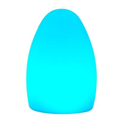 Lâmpada de ovos LED de plástico iluminada com câmbio de cor