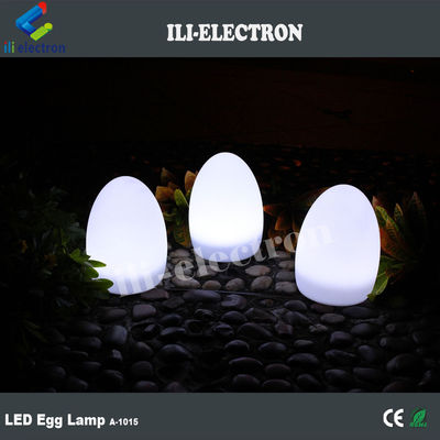 Lâmpada de mesa de plástico LED em forma de ovo