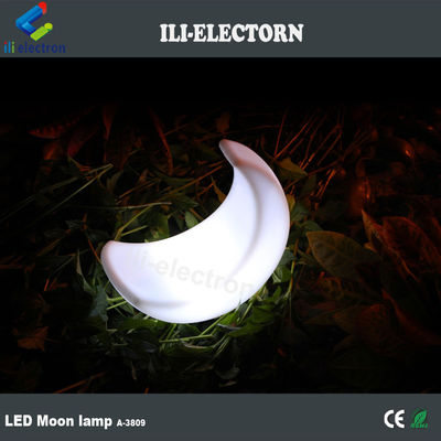 Lâmpada de mesa de luz led em forma de lua
