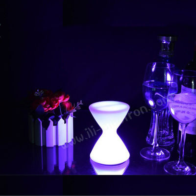 Mini Lâmpada de mesa LED de forma de relógio de areia plástico decorativo