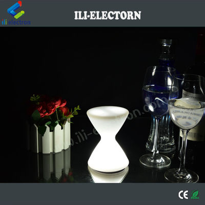 Mini Lâmpada de mesa LED de forma de relógio de areia plástico decorativo