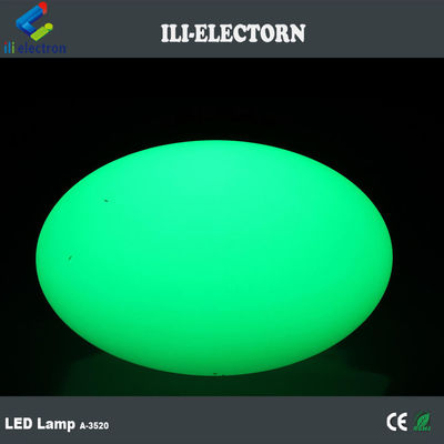 Luminosa Fantastic Plástico Recarregável LED Oval Decorativo Mobiliário de Barra de Bola
