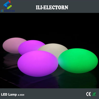 Luminosa Fantastic Plástico Recarregável LED Oval Decorativo Mobiliário de Barra de Bola