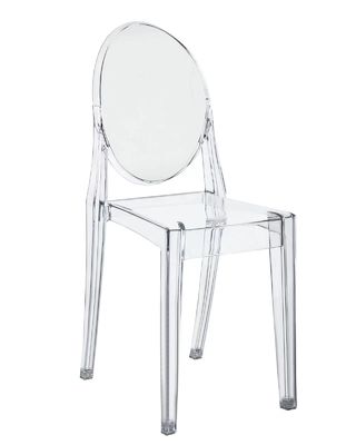 Cadeira de banquete de acrílico nórdico - Cadeira de cristal de plástico transparente para casamento - Cadeira de jantar de acrílico