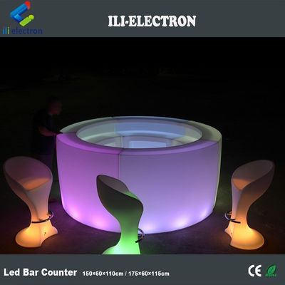 Barra iluminada a LED de plástico com comando remoto