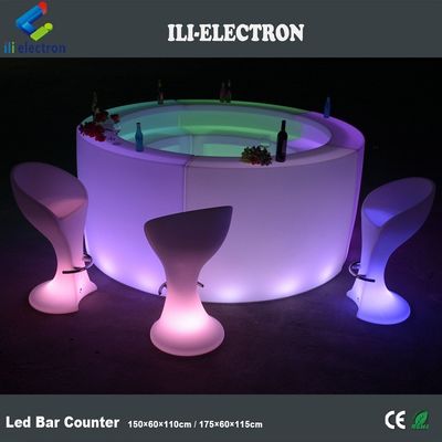 Barra iluminada a LED de plástico com comando remoto