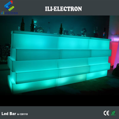 Tabela de barra móvel de plástico LED 16 cores resistente à mudança de água
