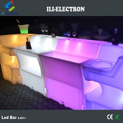 Contador de barras LED, painel reto LED, móveis LED