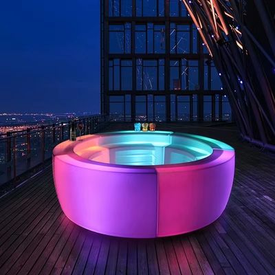 Rondas, coloridas, luminosas, com LEDs, com barra de LEDs, iluminadas, certificadas CE