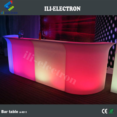 mesa de coquetéis luminosa / balcão móvel de barras de coquetéis / barras de coquetéis portáteis com LED