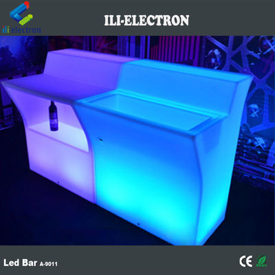 mesa de coquetéis luminosa / balcão móvel de barras de coquetéis / barras de coquetéis portáteis com LED