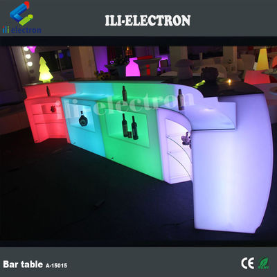 Contador de barra de luz LED comercial Material de plástico PE Controle remoto infravermelho
