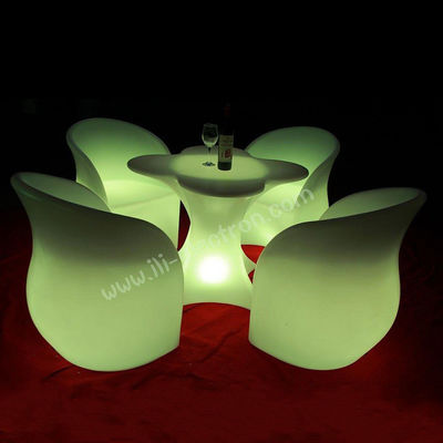 Lâmpadas LED mobiliário led flor de vinho bar conjunto de mesa