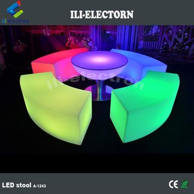 Cadeira de mesa de poker eletrônica mesa brilhante conjunto de móveis LED