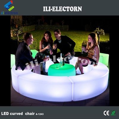 Cadeira de mesa de poker eletrônica mesa brilhante conjunto de móveis LED