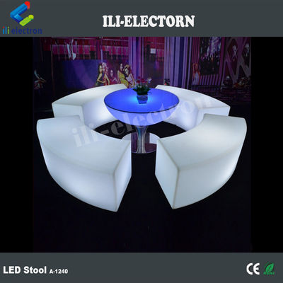 Cadeira de mesa de poker eletrônica mesa brilhante conjunto de móveis LED