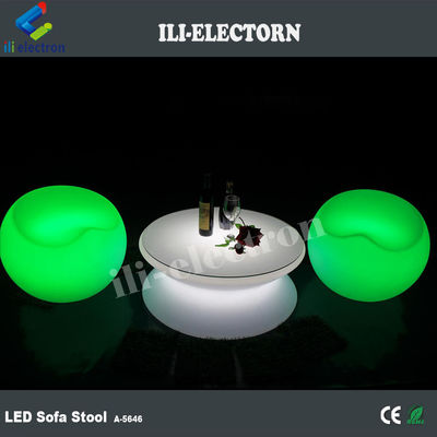 Bar de jardim LED de plástico iluminação de mesa de banquinho de móveis à prova d' água