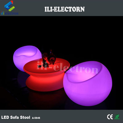 Bar de jardim LED de plástico iluminação de mesa de banquinho de móveis à prova d' água