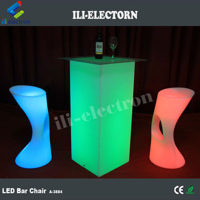 Modernas mesas de móveis com LED RGB com bateria de lítio recarregável