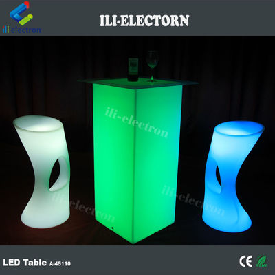 Modernas mesas de móveis com LED RGB com bateria de lítio recarregável