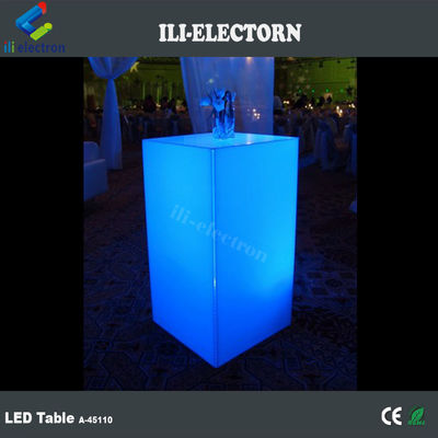 Modernas mesas de móveis com LED RGB com bateria de lítio recarregável